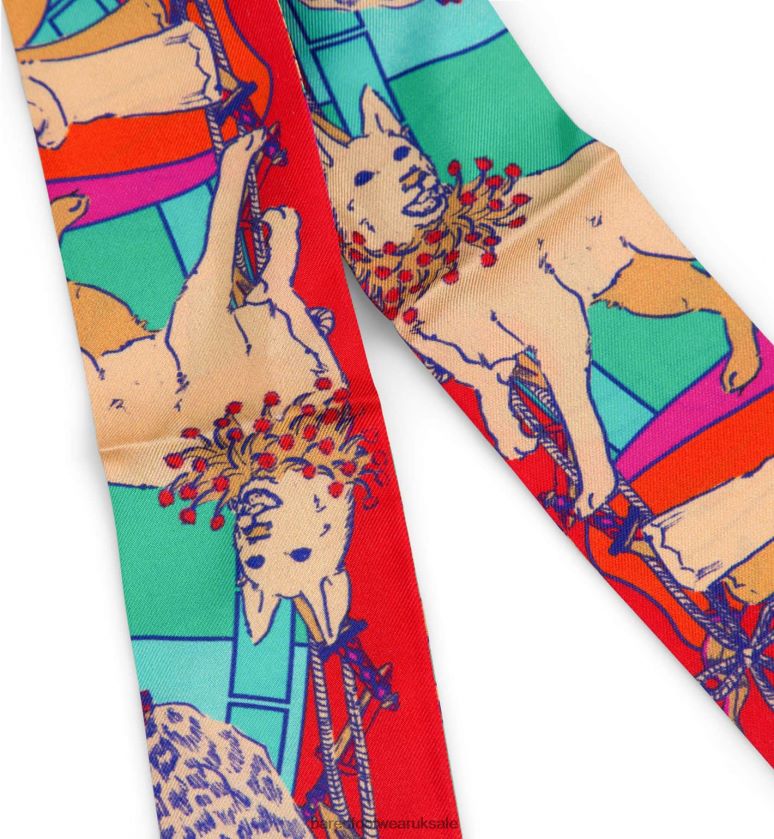 Accessories Unisex Bared Footwear N06D2V350 Silk Shoe Scarf