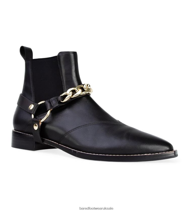Black Leather Accessories Unisex Bared Footwear N06D2V329 Boot Harness