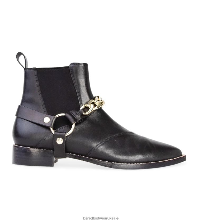 Black Leather Accessories Unisex Bared Footwear N06D2V329 Boot Harness