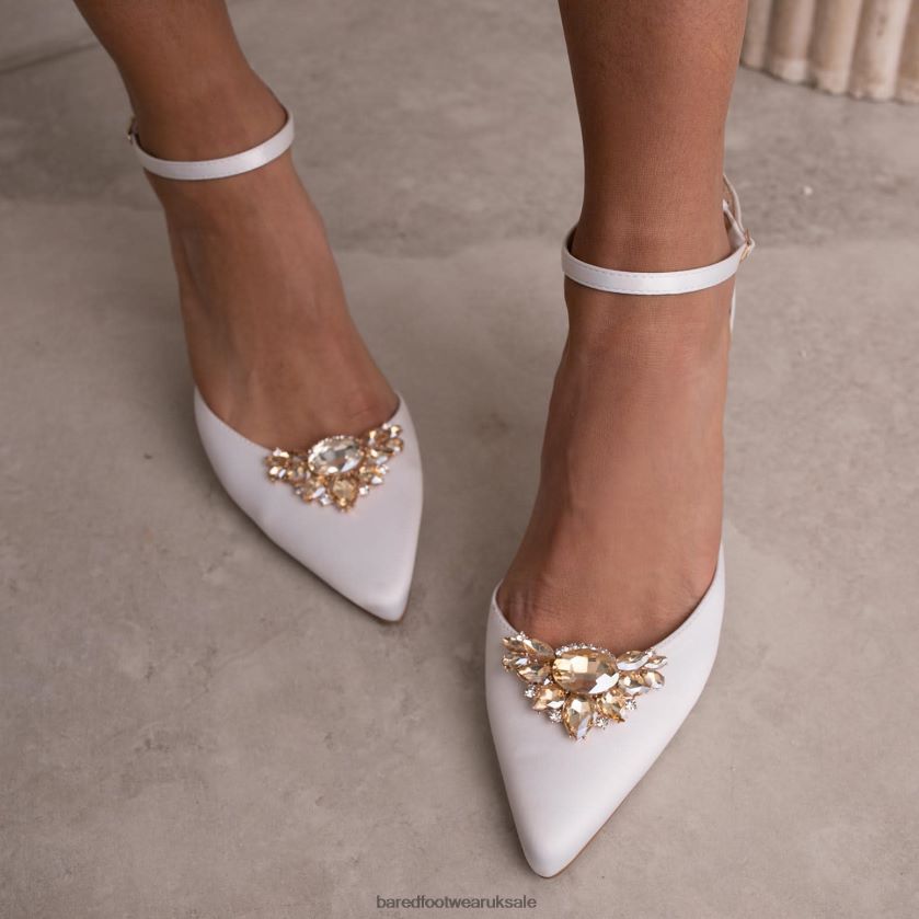 Champagne/Rose Gold Unisex Bared Footwear N06D2V334 Bridal Shoe Clip