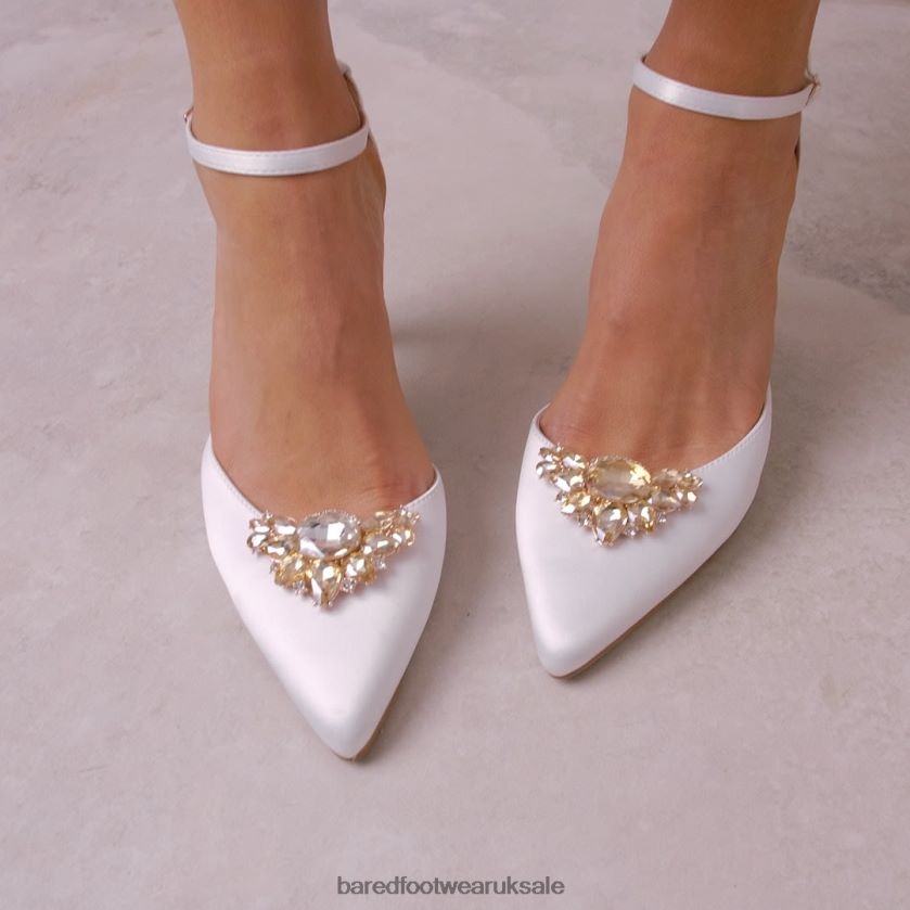 Champagne/Rose Gold Unisex Bared Footwear N06D2V334 Bridal Shoe Clip