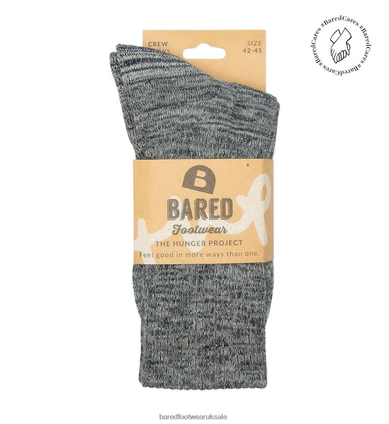 Boot Socks 2 - Pack Charcoal Marle Socks Unisex Bared Footwear N06D2V352 Crew Socks 2 - Pack