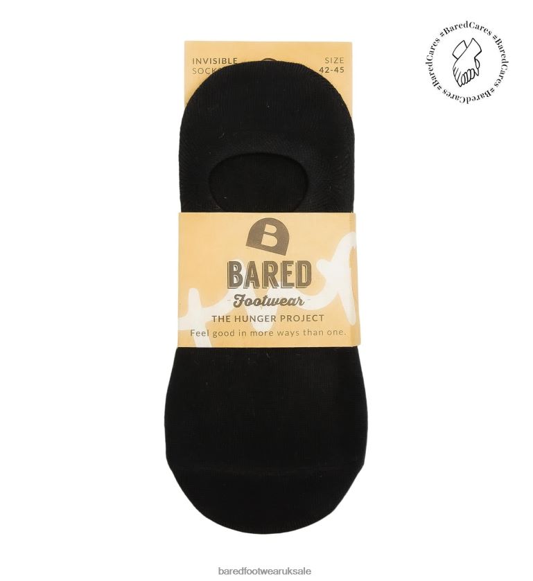 Invisable Sock 2 - Pack Black Unisex Bared Footwear N06D2V354 Invisible Sock 2 - Pack