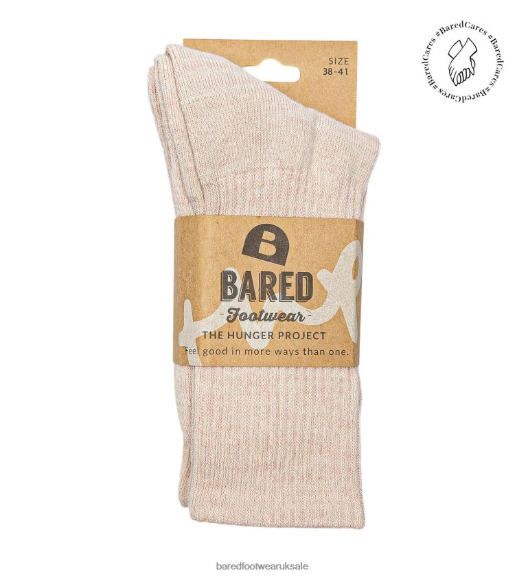 Pink Marle Socks Unisex Bared Footwear N06D2V330 Crew Socks 2 - Pack