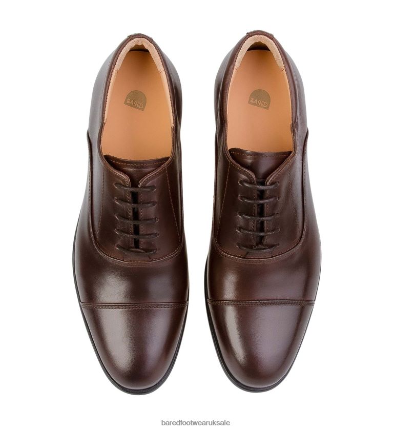 Chocolate Leather Lace Ups Men Bared Footwear N06D2V50 Francium