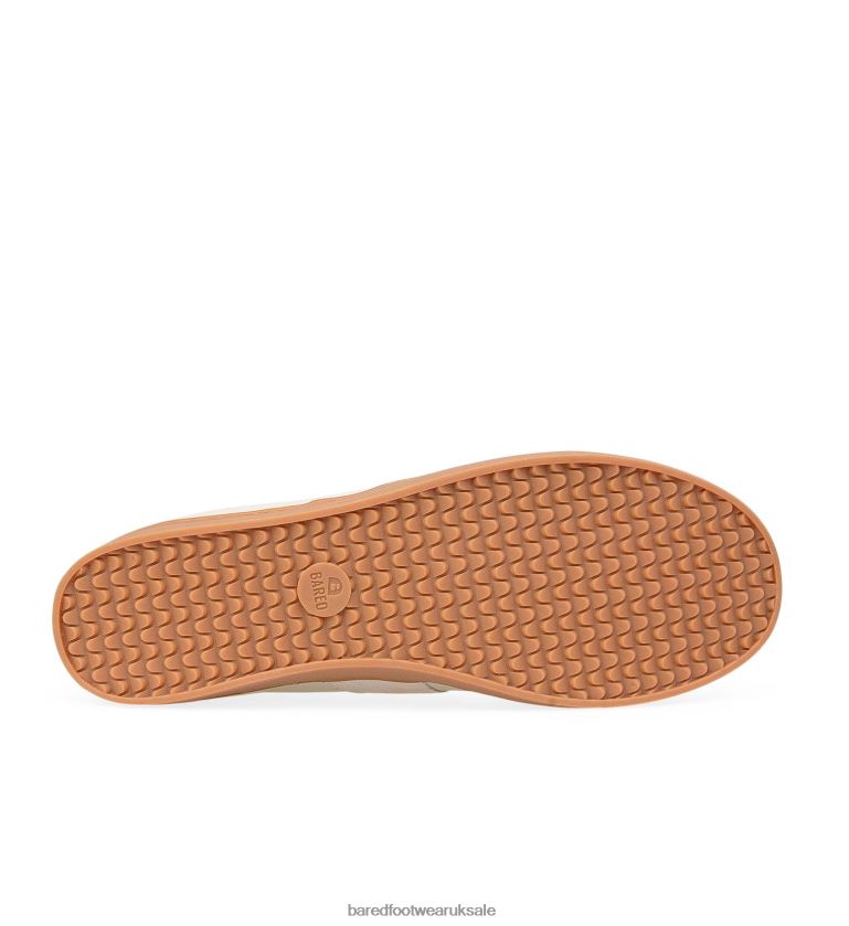 Ecru Leather with Gum Sole Sneakers Men Bared Footwear N06D2V56 Magnox