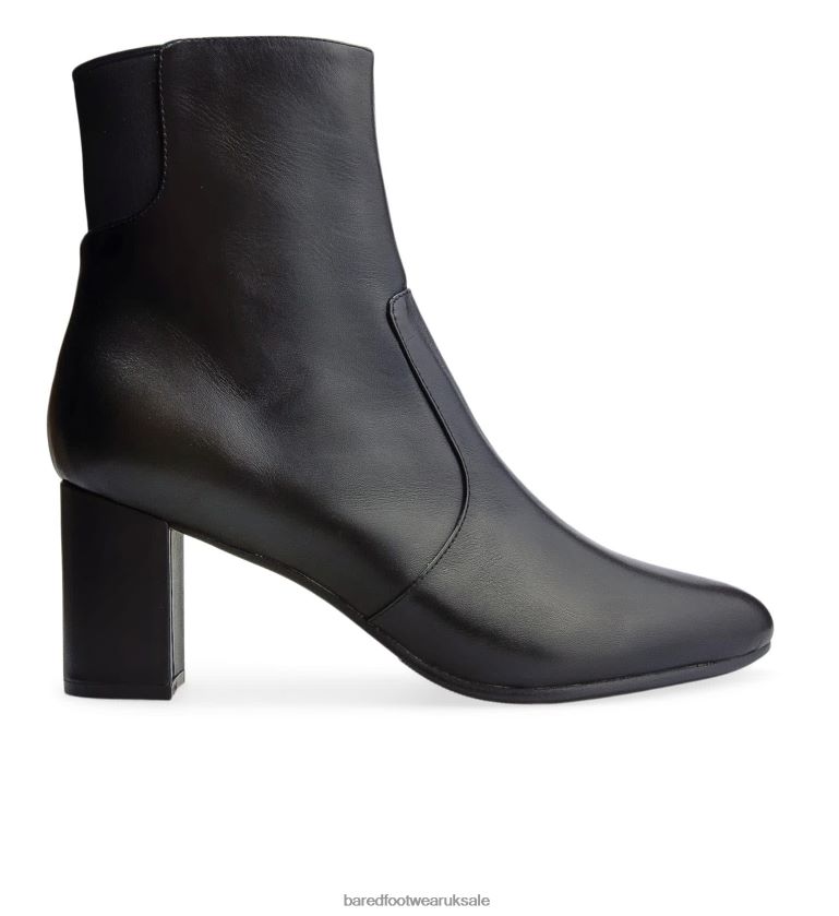 Black Leather Heeled Boots Women Bared Footwear N06D2V276 Raptor