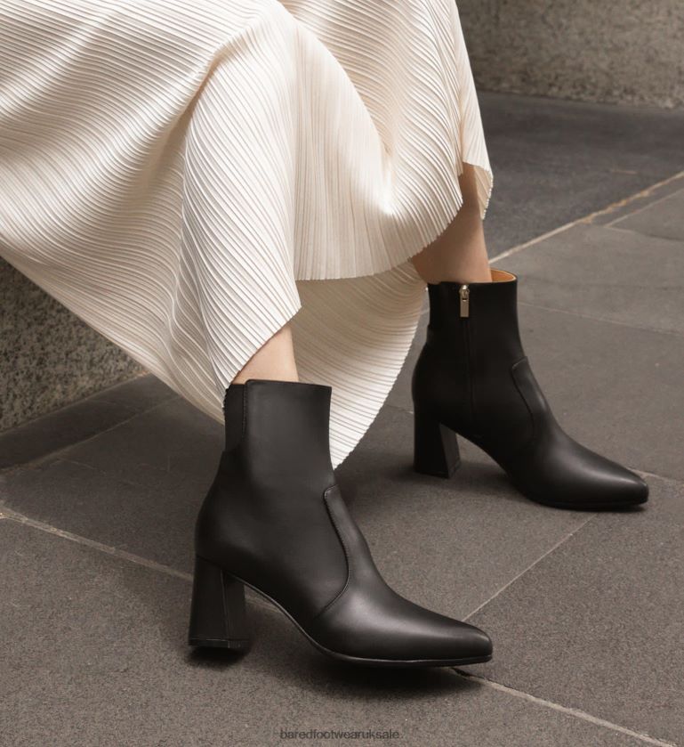 Black Leather Heeled Boots Women Bared Footwear N06D2V96 Raptor 2
