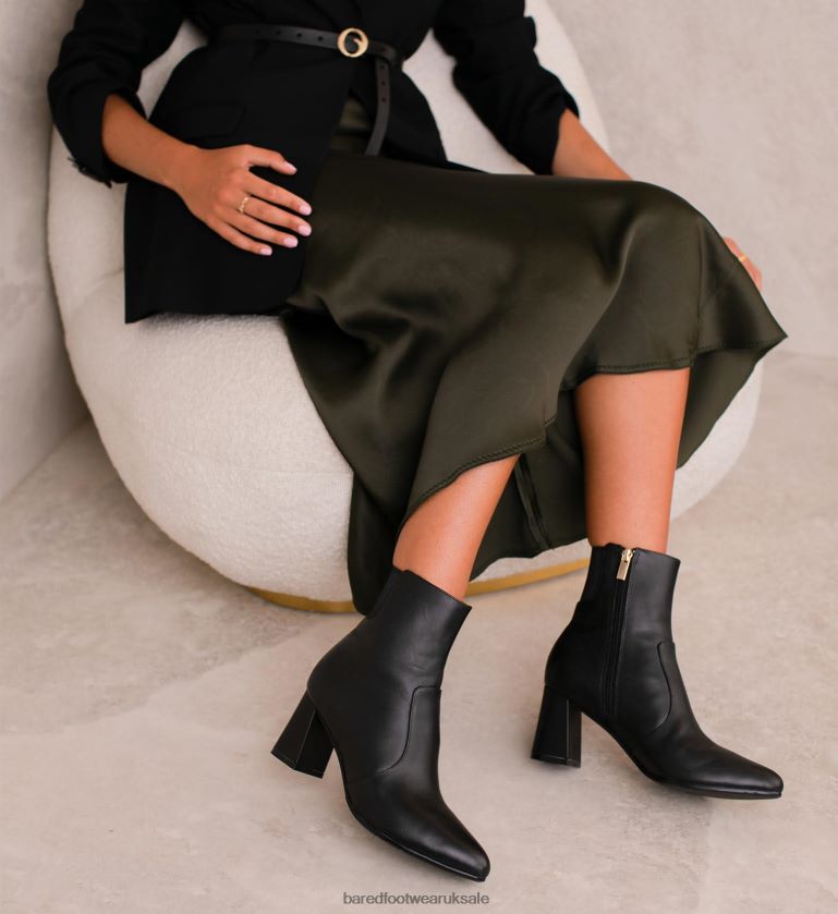 Black Leather Heeled Boots Women Bared Footwear N06D2V96 Raptor 2