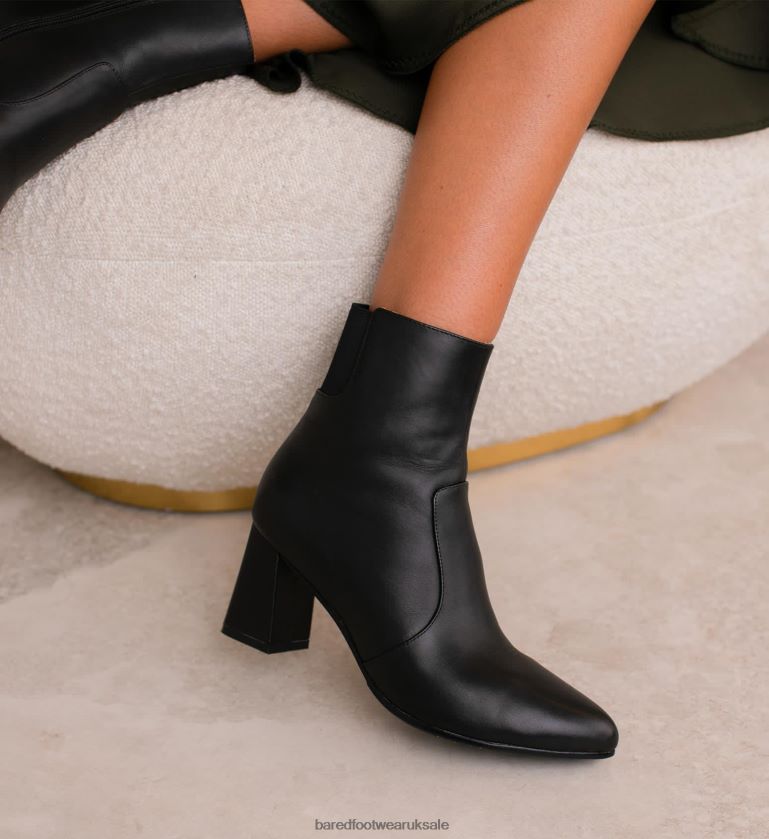 Black Leather Heeled Boots Women Bared Footwear N06D2V96 Raptor 2