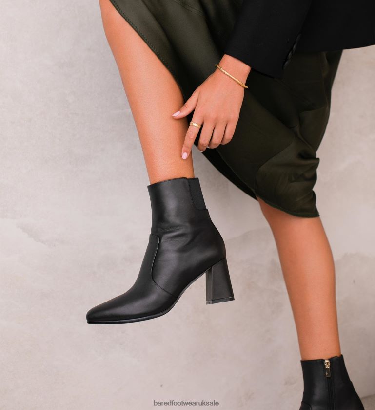 Black Leather Heeled Boots Women Bared Footwear N06D2V96 Raptor 2