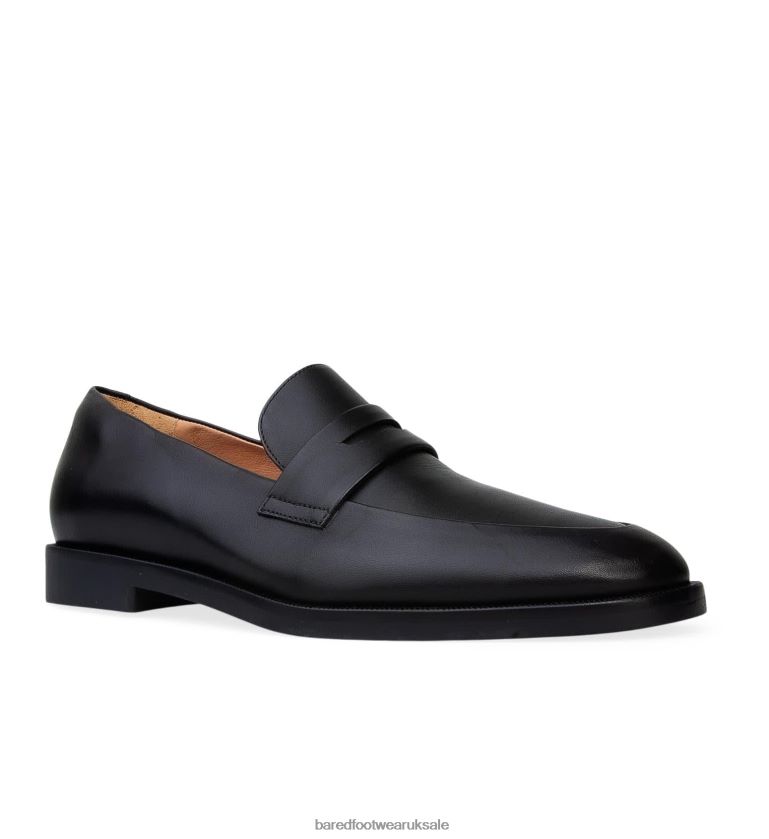 Black Leather Loafers Women Bared Footwear N06D2V141 Hummingbird