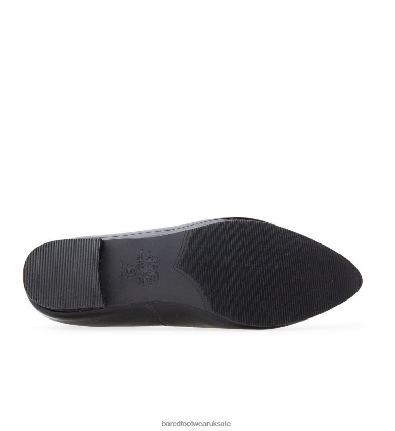 Black Patent Leather with Black Sole Ballet Flats Women Bared Footwear N06D2V296 Lapwing II