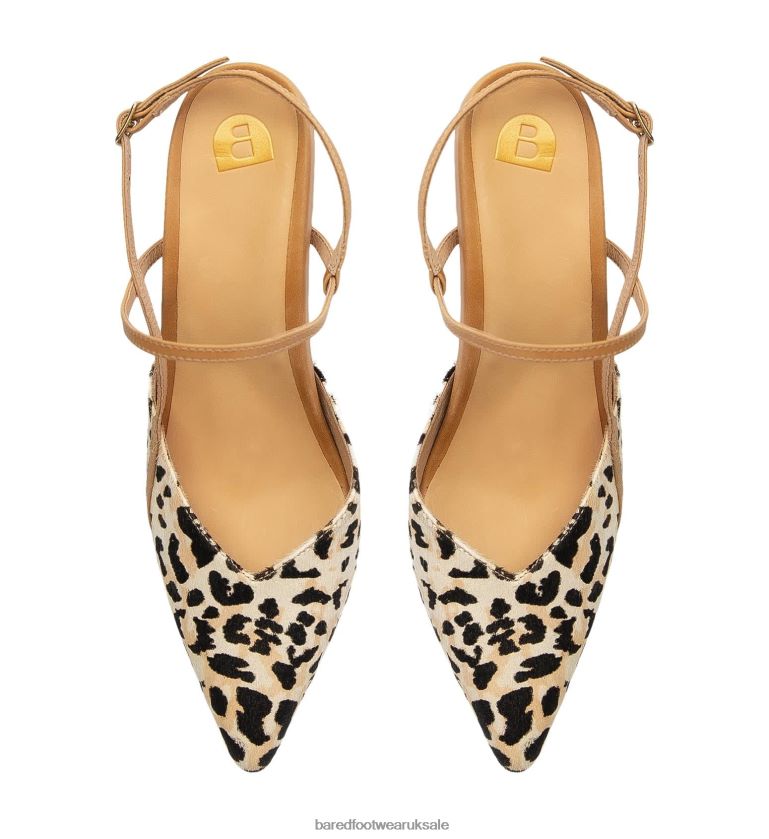 Leopard Calf Hair High Heels Women Bared Footwear N06D2V71 Kiskadee
