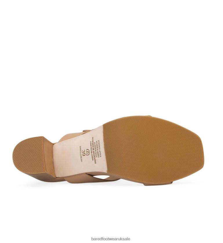 Light Tan Leather High Heels Women Bared Footwear N06D2V272 Hamerkop 2