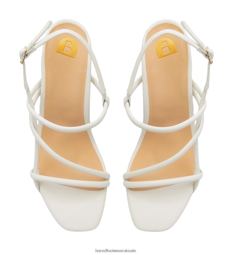 Porcelain Leather High Heels Women Bared Footwear N06D2V108 Godwit