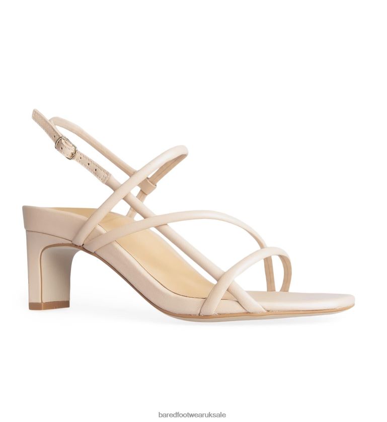 Sand Leather Low Heels Women Bared Footwear N06D2V163 Towhee