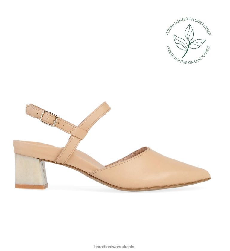 Toffee MIRUM Plant-Based Material Low Heels Women Bared Footwear N06D2V120 Marabou
