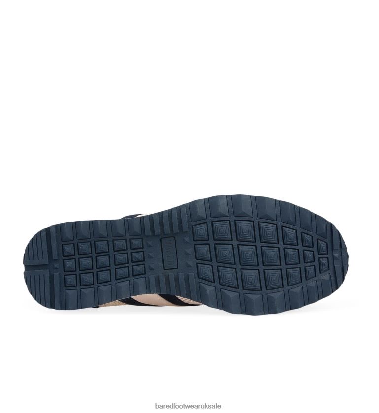 Dusty Pink Mesh & Navy Nubuck Sneakers Women Bared Footwear N06D2V132 Kestrel