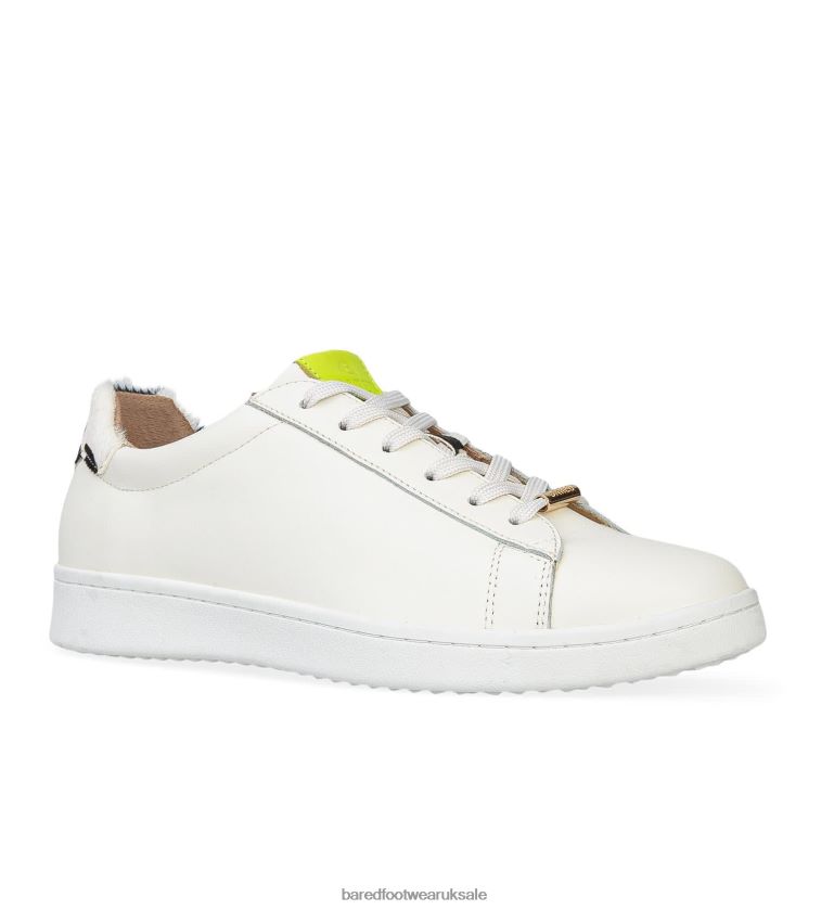 Ecru with Cow Print Leather Sneakers Women Bared Footwear N06D2V200 Whimbrel